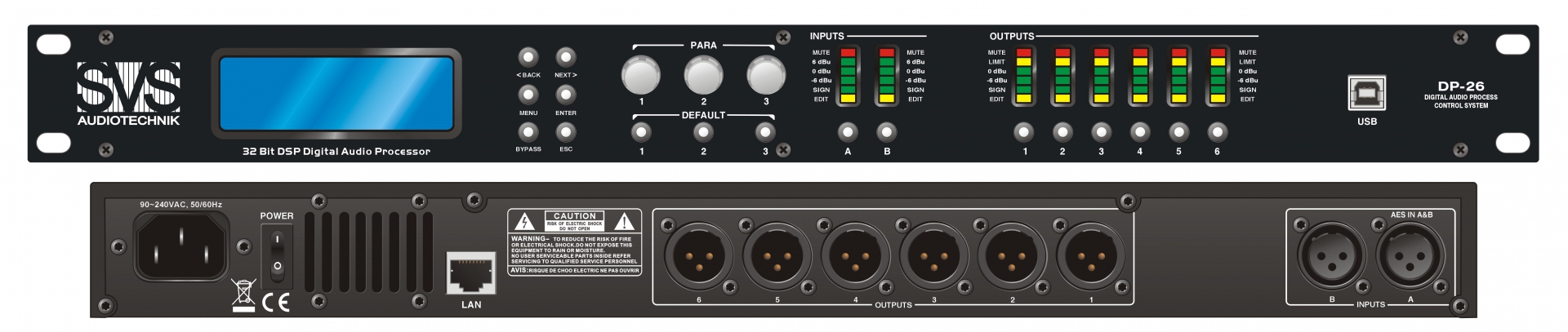 SVS Audiotechnik DP-26 Цифровой процессор: 2 входа 6 выходов в Якутске