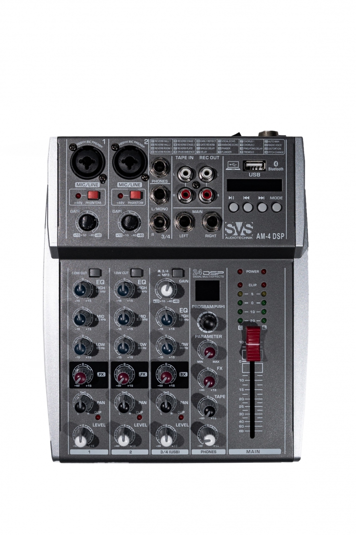 SVS Audiotechnik mixers AM-4 DSP Аналоговый микшерный пульт, 4-канала в Якутске