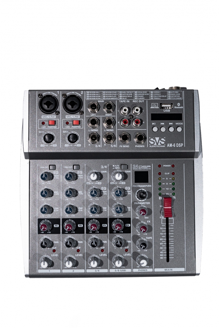 SVS Audiotechnik mixers AM-6 DSP Микшерный пульт аналоговый, 6-канальный SVS Audiotechnik mixers в Якутске